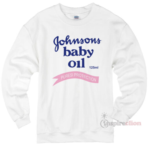 Jhonson's Baby Oil Sweatshirt Cheap Custom
