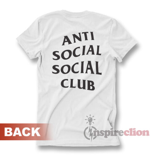 Anti Social Club Clothing Wear T-shirt Custom