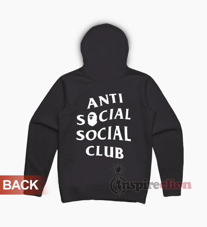 assc x bape hoodie