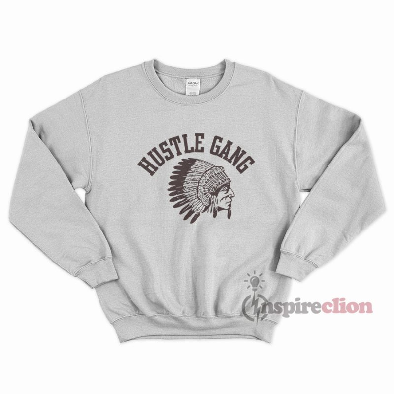 Hustle gang crewneck sweatshirt clearance