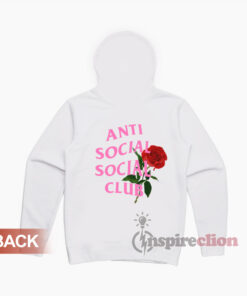 Anti Social Assc With Roses Hoodie Cheap Custom - Inspireclion.com