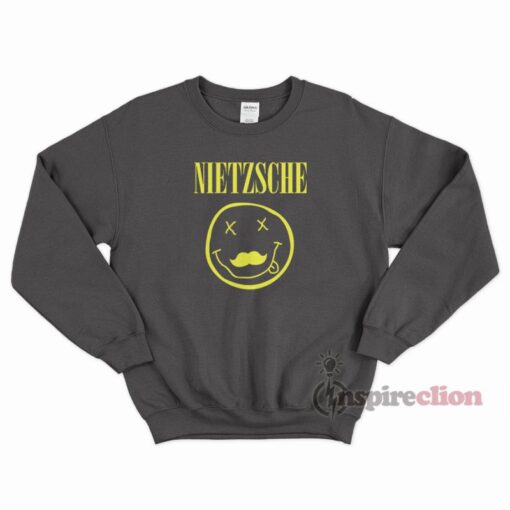 For Sale Friedrich Nietzsche In The Style Of Nirvana Sweatshirt