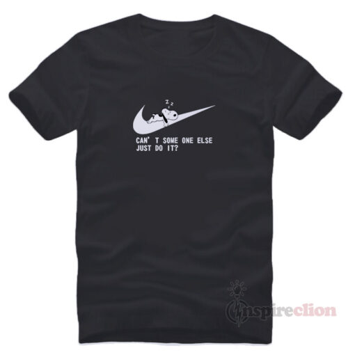 For Sale Snoopy Just Do It Nike Parody T-shirt Uniseex