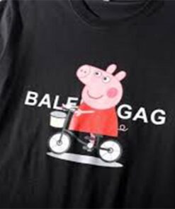For Sale Peppa Pig Bicycle Cartoon Short Sleeve T-shirt