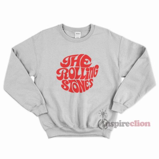 The Rolling Stones Merchandise Red Printed Sweatshirt