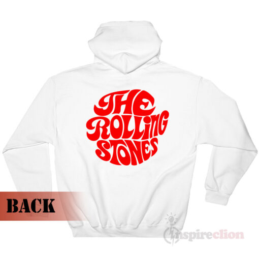 The Rolling Stones 2 Side Printed Merchandise Hoodie Unisex Trendy