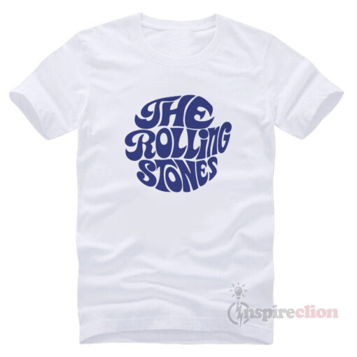 The Rolling Stones Merchandise Blue Printed T-Shirt