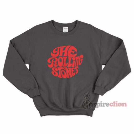 The Rolling Stones Merchandise Red Printed Sweatshirt