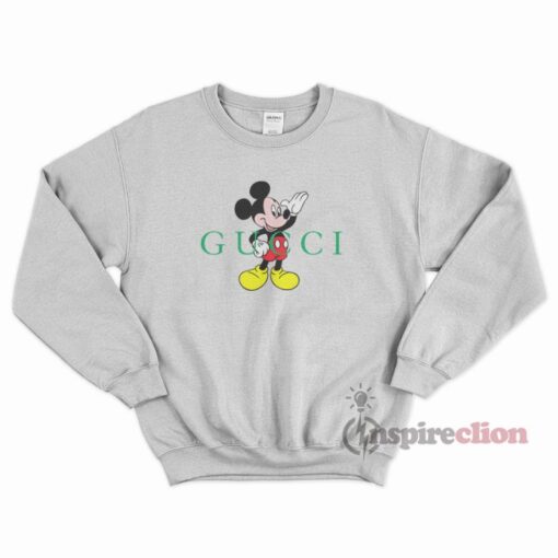 Mickey Mouse Parody Gucci Sweatshirt Cheap Trendy