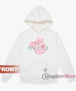 Gucci Peppa Pig Head Logo Parody Hoodie Unise