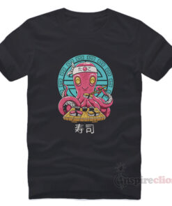 For Sale Octo Sushi Bar Funny Art T-shirt