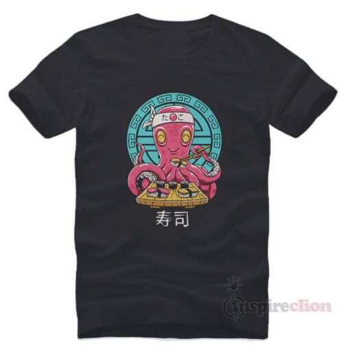 For Sale Octo Sushi Bar Funny Art T-shirt