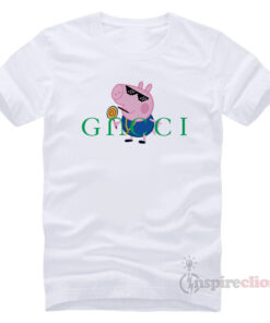 For Sale Peppa Gacci Parody Gucci Logo T-Shirt