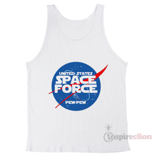 United States Sapce Force Pew pew Funny Tank Top