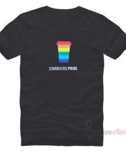 Starbucks Pride Rainbows Cup Logo T-shirt Unisex