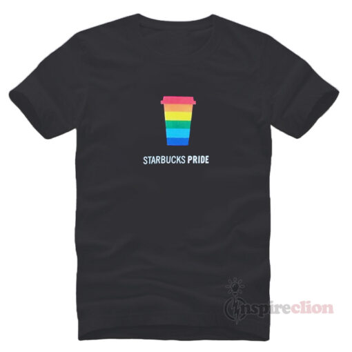 Starbucks Pride Rainbows Cup Logo T-shirt Unisex