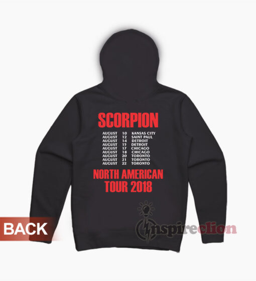 Drake Scorpion North America Tour 2018 Merchandise Hoodie