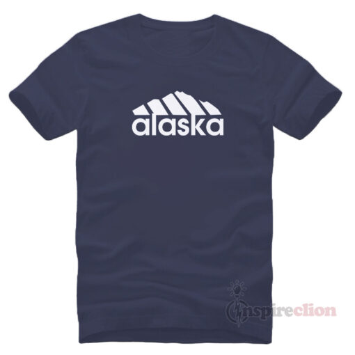Alaska Adidas Logo Parody Funny T-Shirt