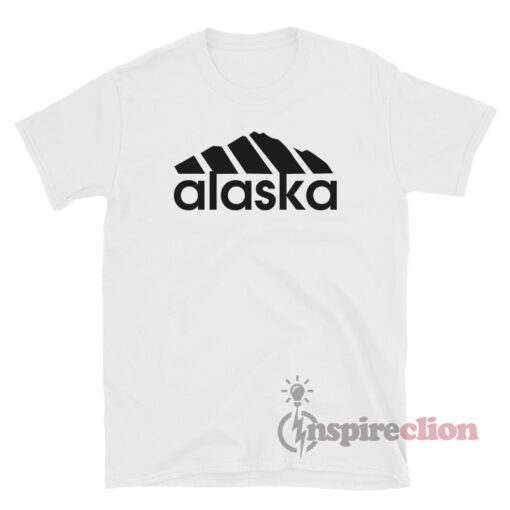 Alaska Adidas Logo Parody Funny T-Shirt