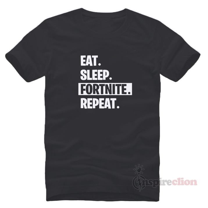 Eat Sleep Fortnite Repeat Thanos Meme T-Shirt - Inspireclion.com