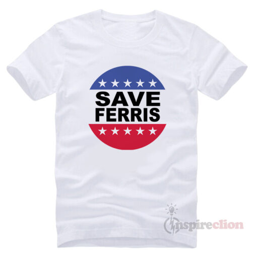 Vintage 80’s Ferris Bueller Save Ferris Logo T-Shirt