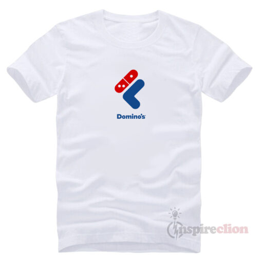 Fast Food Sportswear Collaboration Fila x Domino's Logo T-shirt