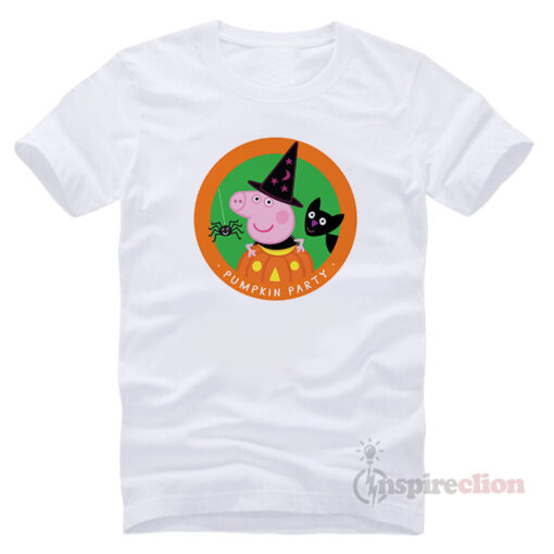 Peppa Pig Halloween Pumpkins Party Funny T-Shirt