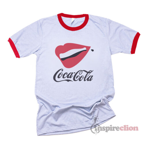 Coca Cola Lipp And Botless Ringer T-shirt