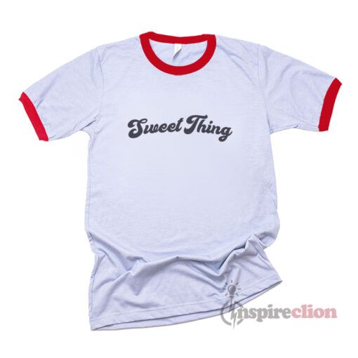 Sweet Thing Ringer T-shirt Custom
