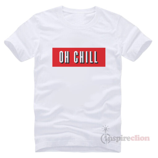 Netflix Oh Chill Red Box Logo T-shirt