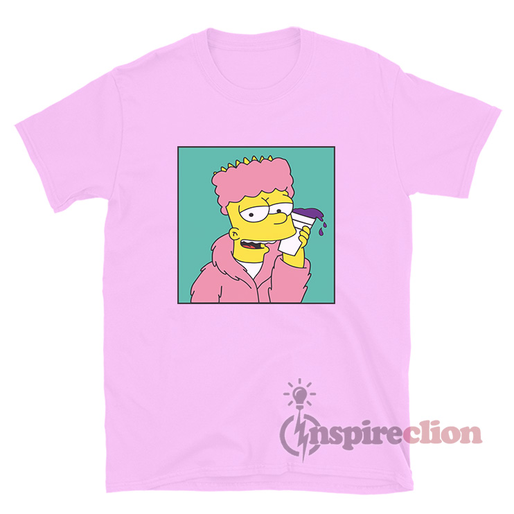 Bart On Codeine Lean Drink Pink Hip Hop 