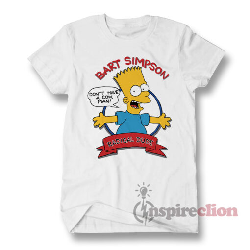 Simpsons Boys' Radical Dude T-shirt