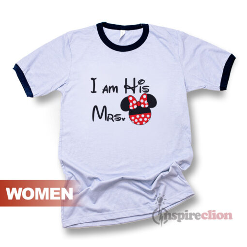 Couple Mickey And Minnie Men's Women's Ringer T-shirt Edition