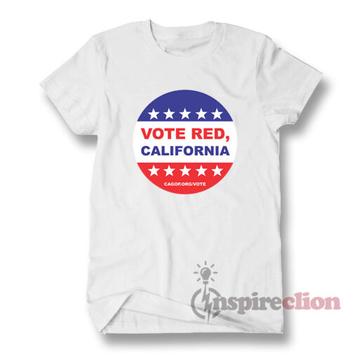 California Propositions Vote Red Hook T-Shirt Unisex