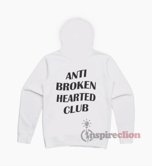 Make Your Own we product Anti Broken Hearted Club ASSC Replica Hoodie For Women's Or Men's The design is printed locally with eco-friendly water-based inks
