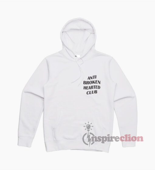Make Your Own we product Anti Broken Hearted Club ASSC Replica Hoodie For Women's Or Men's The design is printed locally with eco-friendly water-based inks