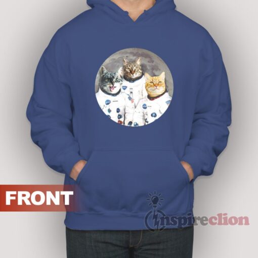 Catstronauts Cat Kennedy Space Center Hoodie