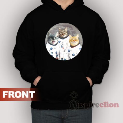 Catstronauts Cat Kennedy Space Center Hoodie