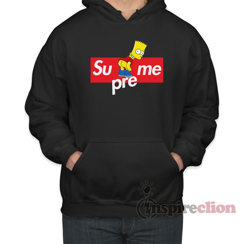 Bart Mooning x Supreme Parody Hoodie Cheap Custom - 0