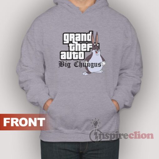 Grand Theft Auto Big Chungus Parody Meme Hoodie