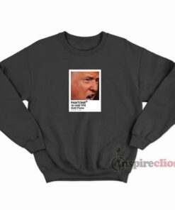 Pantone Color Donald Trump Parody Meme Sweatshirt