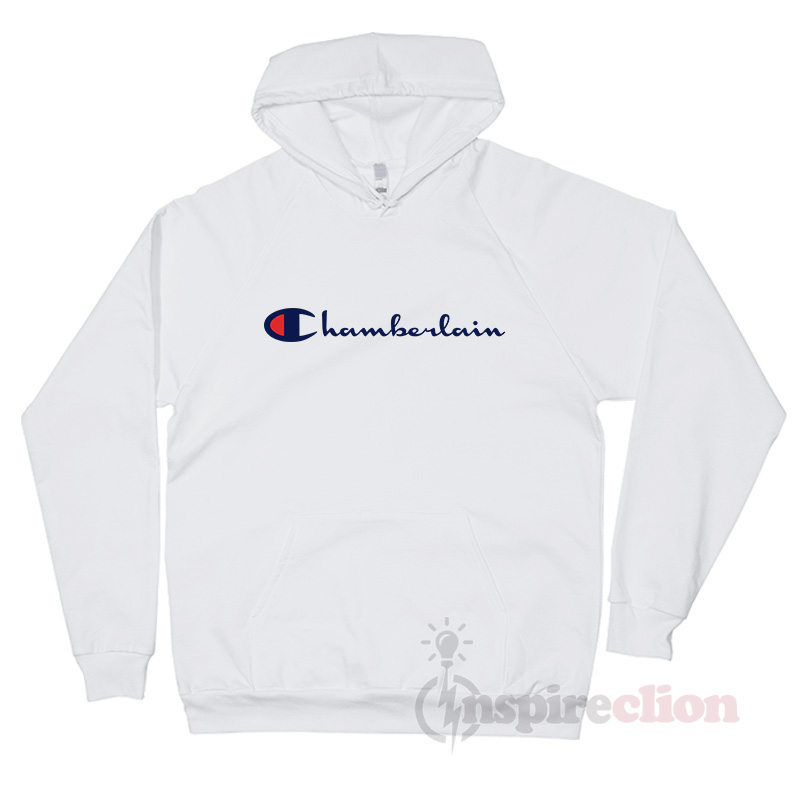 emma chamberlain blue champion sweatshirt