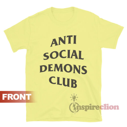 Anti Social Demons Club T-shirt Unisex Trendy