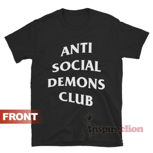 Anti Social Demons Club T-shirt Unisex Trendy