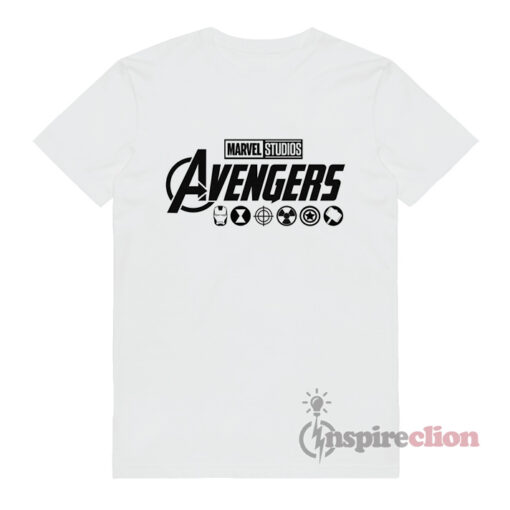 Avengers End Game All Caracter T-Shirt