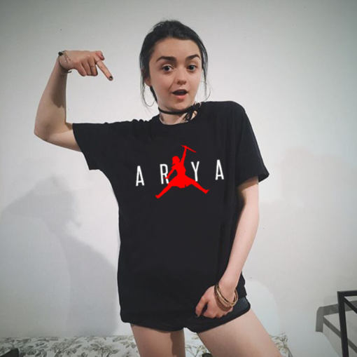 Air Arya Stark Parody Game Of Thrones T-shirt