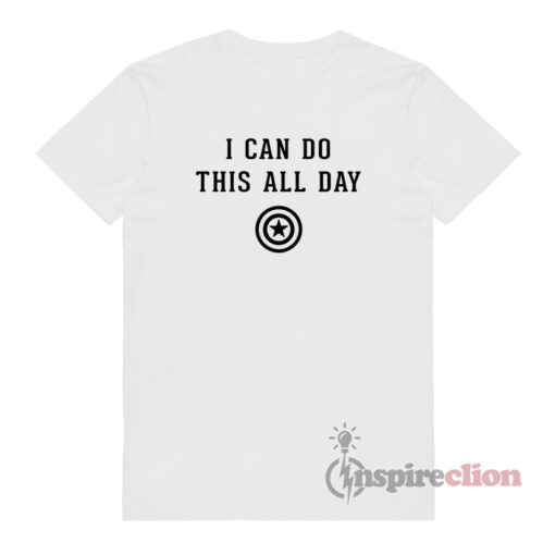 I Can Do This All Day Steve Roger T-Shirt Captain America