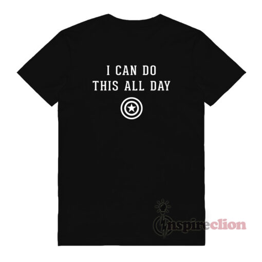 I Can Do This All Day Steve Roger T-Shirt Captain America