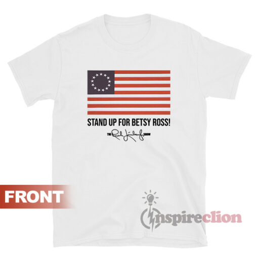 Rush Limbaugh Signature Betsy Ross Flag T-shirt
