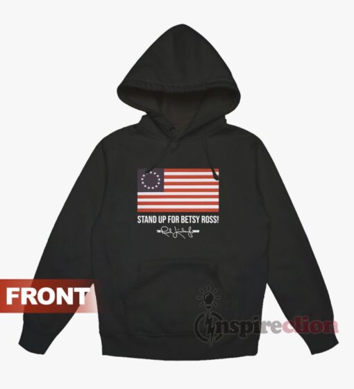 Rush Limbaugh Signature Betsy Ross Flag Hoodie